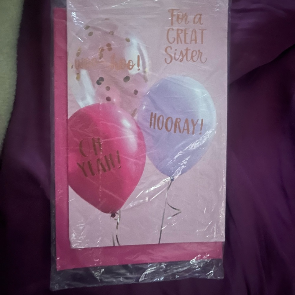 American Greetings Birthday Card for Sister (Hooray!)